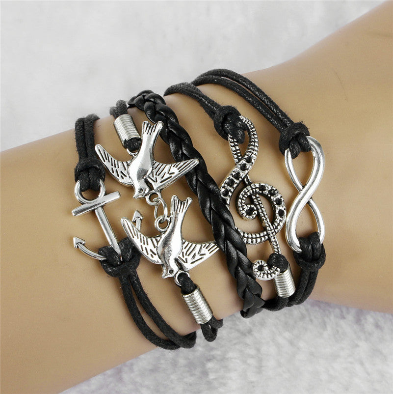 Leather charm bracelets on sale australia