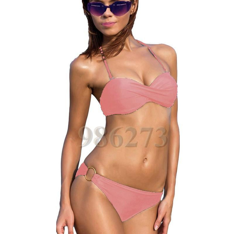 Sportswear Bikini Women Swimwear Occidental Secret Bathing Suit Swimsuit Eight Colors S M L #MU300