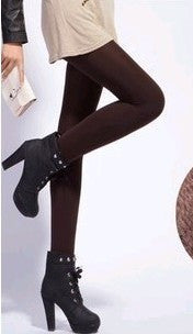 Women's High Elasticity Warm Leggings Thick Velvet Pants