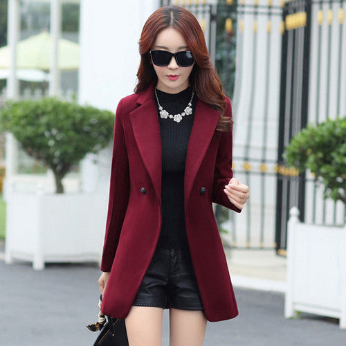 Online discount shop Australia - Coat Women Wool Womens   Jackets And Coats Long Manteau  Abrigos  Inverno Bayan Kaban