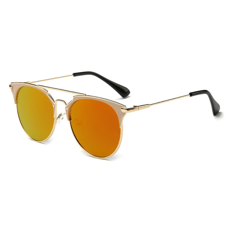 Online discount shop Australia - Fashion Retro Round Cat Eye Sunglasses Men Women Designer Eyewear Metal Frame UV400 Glasses