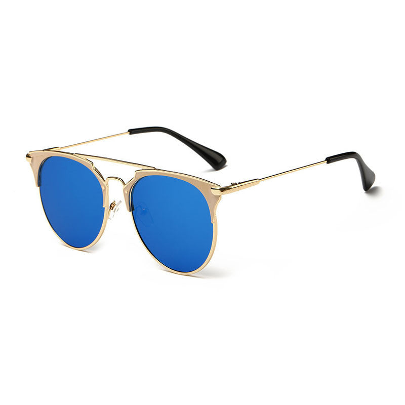 Online discount shop Australia - Fashion Retro Round Cat Eye Sunglasses Men Women Designer Eyewear Metal Frame UV400 Glasses