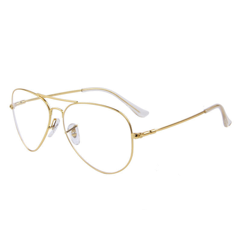 Online discount shop Australia - Fashion Women Titanium Glasses Frames Men Brand Titanium Eyeglasses Gold Shield Frame With Glasses
