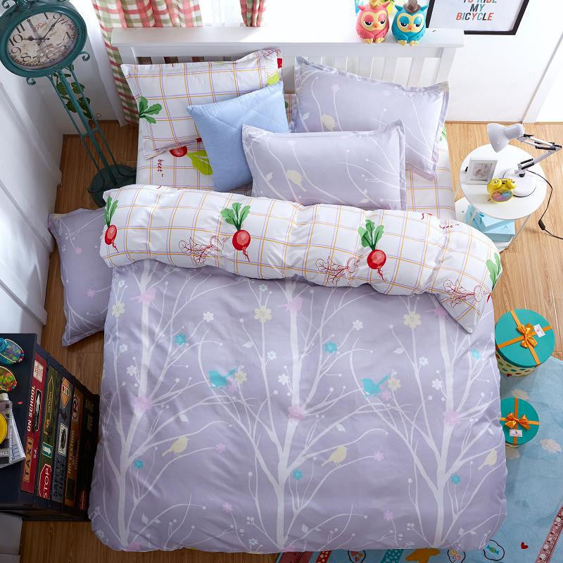 Bedding Set Duvet Cover Sets Bed Sheet European Style Adults Kids Bedroom Sets Queen/Full Size Polyester Bedlinen