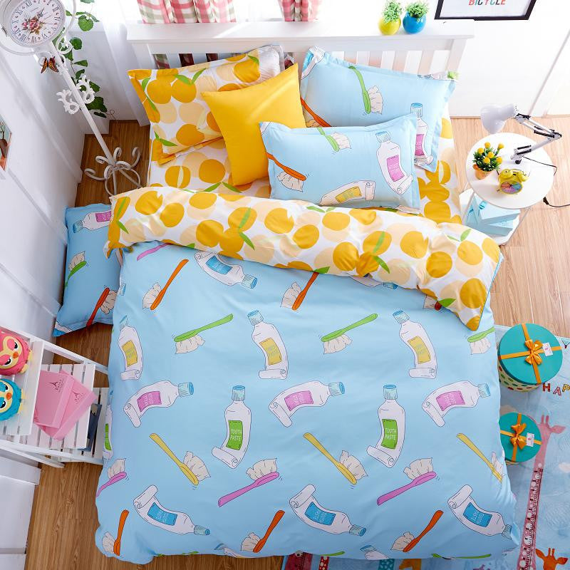 Bedding Set Duvet Cover Sets Bed Sheet European Style Adults Kids Bedroom Sets Queen/Full Size Polyester Bedlinen