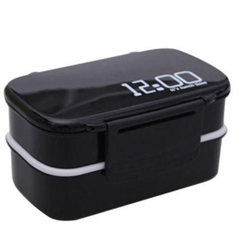Online discount shop Australia - Gamebox Camera Radio Shape Plastic Double Layer Lunch Box Sushi Bento Box Microwavable LunchBox With Spoon Fork Office School