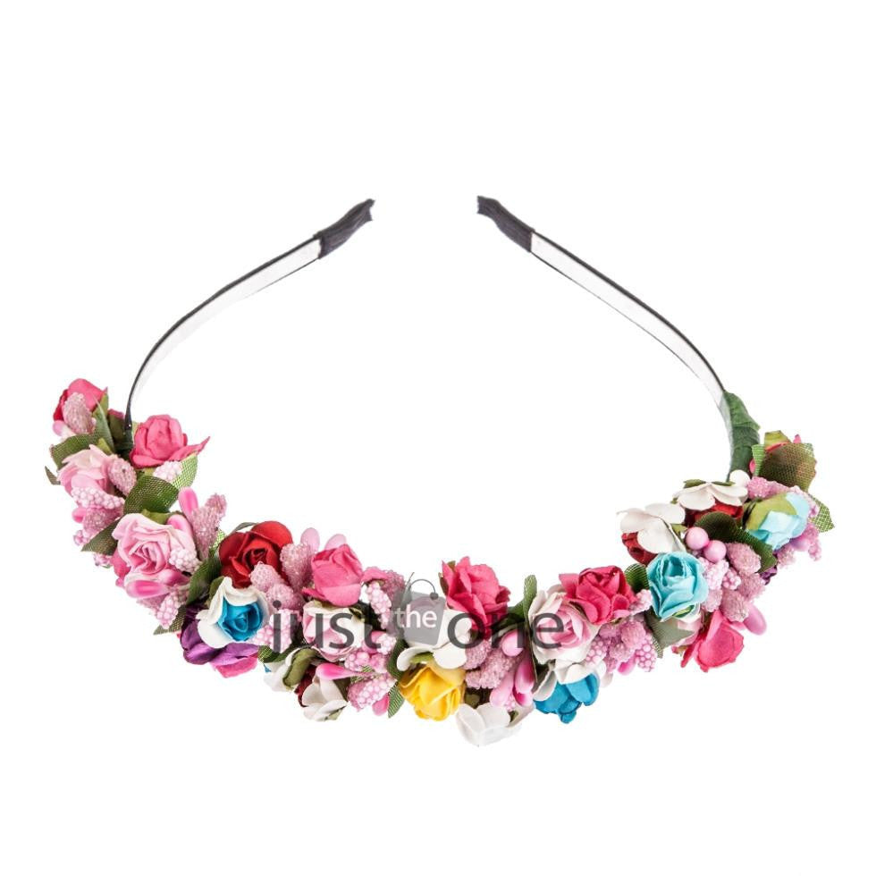 Online discount shop Australia - Flower Headband Women For Wedding Floral Headband Hairband Wedding Party Prom Festival Decor Princess Floral Wreath Headpiece 10