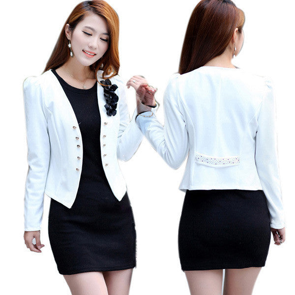 Fashion Casual Jacket Women Slim Outerwear Suit Women Coat L XL XXL XXXL XXXXL