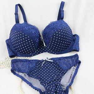 Online discount shop Australia - Japanese Women's Fashion Bra Set Push Up New Vs  Plus Size 85-95 C D Cup Blue Lingerie Sexy Bow Bra Panty Set