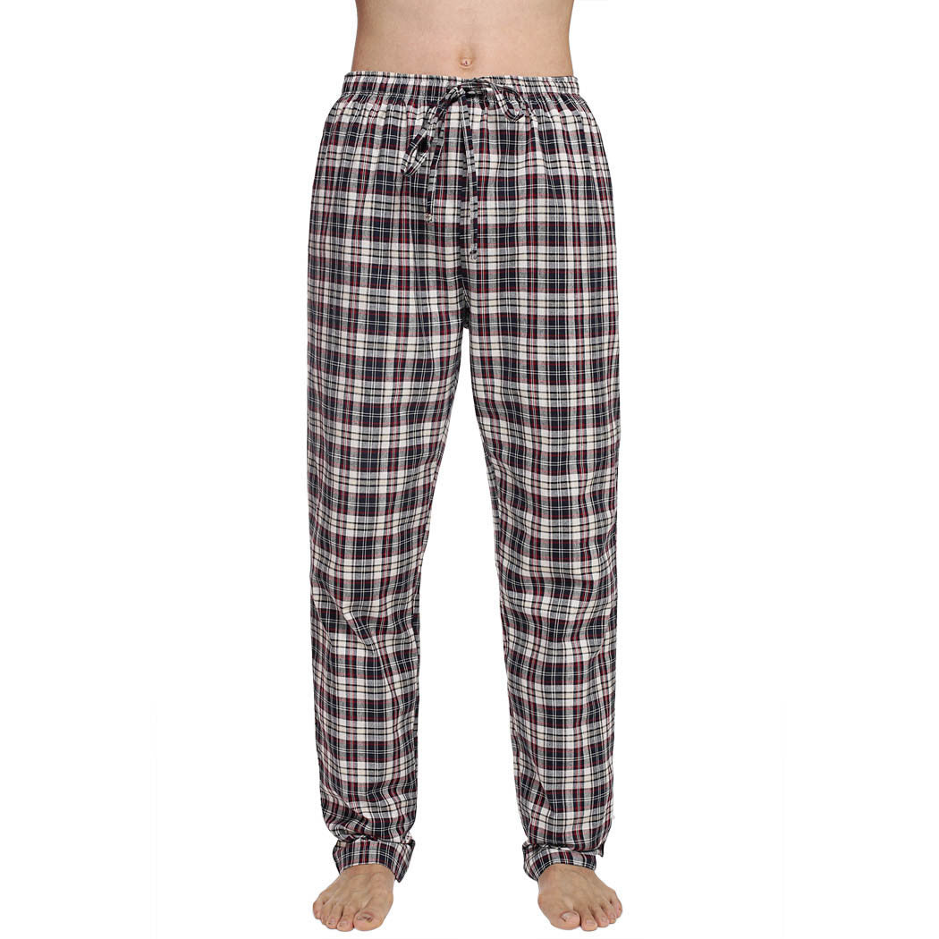 Online discount shop Australia - Avidlove Men Multicolor Plaid Sleepwear Lounge Pajamas Male Pants Trousers