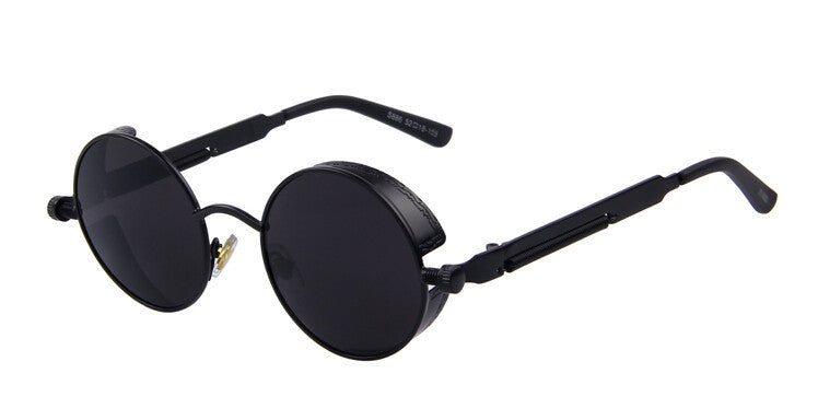 Vintage Women Steampunk Sunglasses Brand Design Round Sunglasses