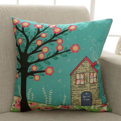 Online discount shop Australia - 25 kinds of diffent cartoon series style Linen Pillow cushion Home Decorative pillow Sofa pillow Car cushion cover