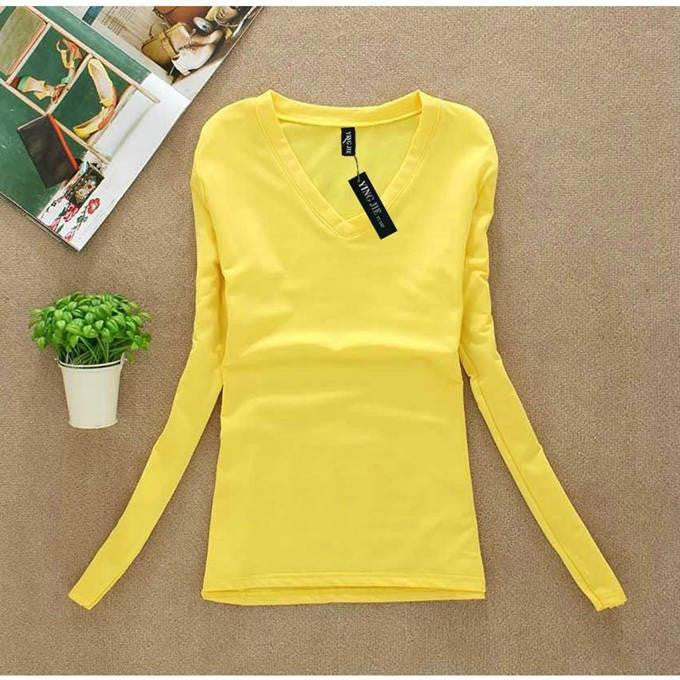 Women Blouse Plus Size Long Sleeve Blouses Shirts Fashion Woman Casual V-neck Clothing Tops