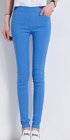 Women Pants Plus Candy Colored Skinny Leggings Stretch Pencil Pants Famale Summer Trousers