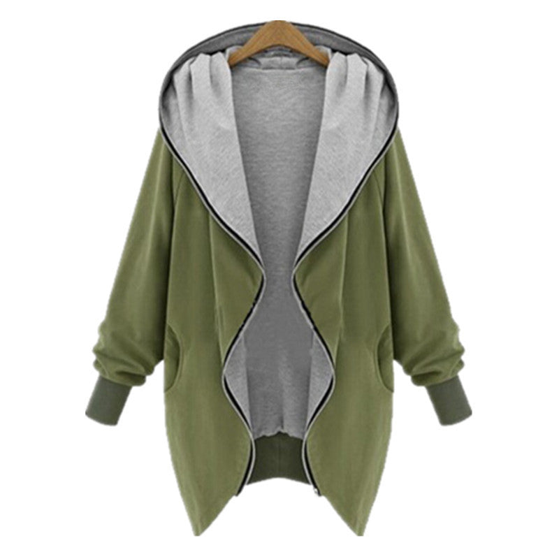 Online discount shop Australia - Fashion Casual Hooded Large Size Women Thin Jackets Women outerwear coats