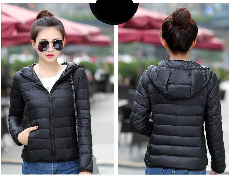 women jacket white duck down white ultra thin duck down jacket women for girl snow parka jacket