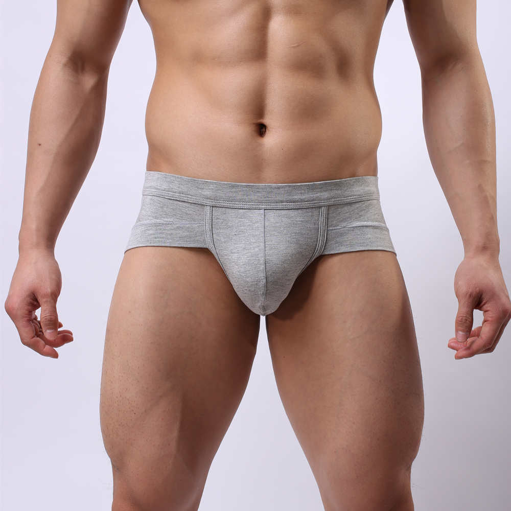 Online discount shop Australia - High qualitySexy fashion brand Modal U convex men's underwear male modal panties male sexy mens panties man