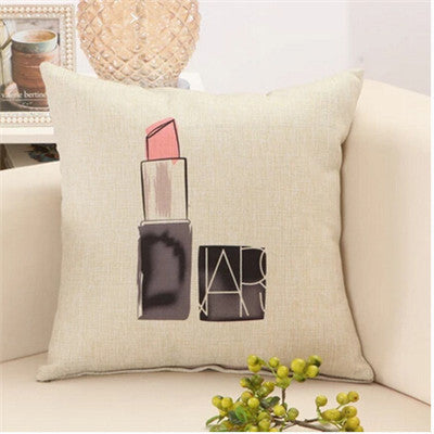 Online discount shop Australia - Fashion red lips cushion without inner lipstick perfume bottle home sofa decorative pillow car seat