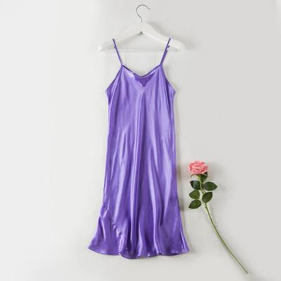 Silk SLEEP Dress REAL SILK women's sleepwear healthy home dress Slips