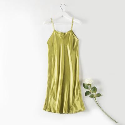 Silk SLEEP Dress REAL SILK women's sleepwear healthy home dress Slips