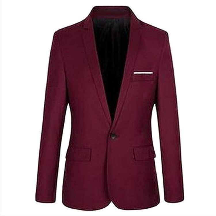 leisure Suits Men Slim small suit coat Boys and young men thin suit #MC016