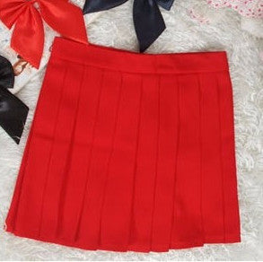 Preppy Style Japanese School Girl Plaid Pleated Skirt High Waist Short Tartan Skirts Saias