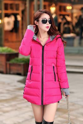 Women's padded coat jacket Women Long Down Cotton Women's jackets jackets and raincoats Plus Size