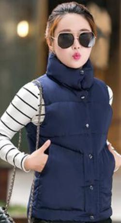 women vest outerwear coat vests colete women casual Solid jacket vest