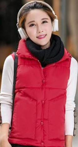 women vest outerwear coat vests colete women casual Solid jacket vest