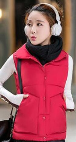 women vest outerwear coat vests colete women casual Solid jacket vest