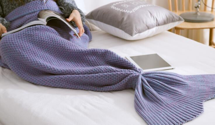 Online discount shop Australia - Creative Blanket Adult /child/baby Knit Cashmere TV Sofa Blanket