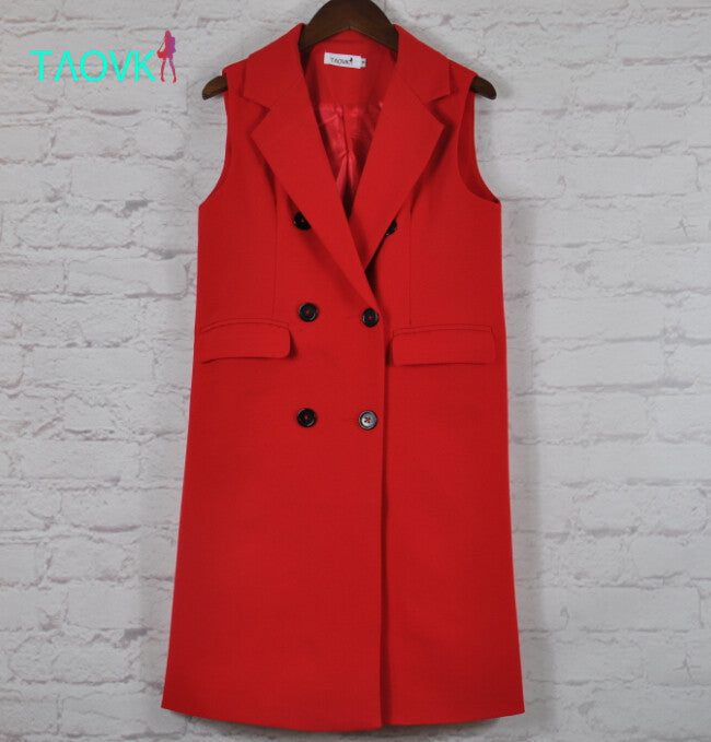 Online discount shop Australia - new  Russian style women  Vest Refashiond White Pink rand Yellow lapel solid color vest coat