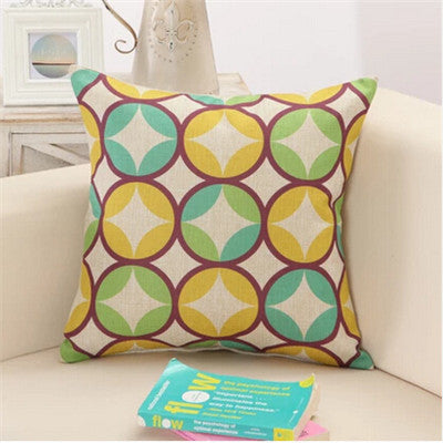 RUBIHOME Cushion Without Inner Creative Geometric Polyester Square Home Decor Sofa Car Seat Decorative Throw Pillow Almofada