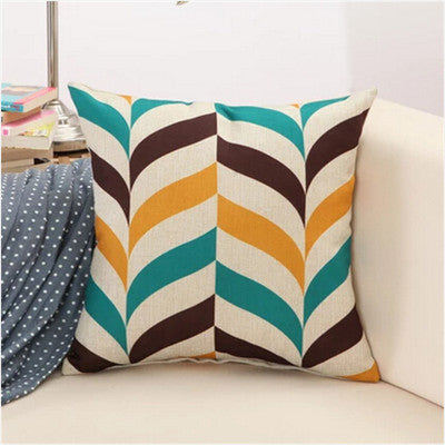 RUBIHOME Cushion Without Inner Creative Geometric Polyester Square Home Decor Sofa Car Seat Decorative Throw Pillow Almofada