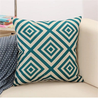 RUBIHOME Cushion Without Inner Creative Geometric Polyester Square Home Decor Sofa Car Seat Decorative Throw Pillow Almofada