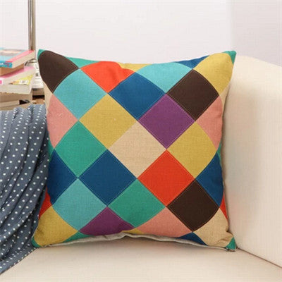 RUBIHOME Cushion Without Inner Creative Geometric Polyester Square Home Decor Sofa Car Seat Decorative Throw Pillow Almofada