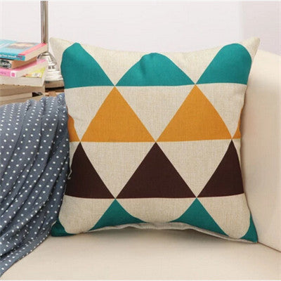 RUBIHOME Cushion Without Inner Creative Geometric Polyester Square Home Decor Sofa Car Seat Decorative Throw Pillow Almofada