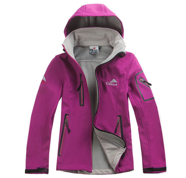 Online discount shop Australia - Fashion Female Outdoors Waterproof Softshell Jacket Women Windbreaker Warm Breathable Casaco Windstopper Coat Jaqueta