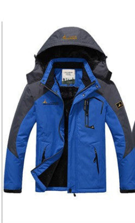 Online discount shop Australia - hot Brand jacket men Plus velvet warm wind parka hooded coat men XD016