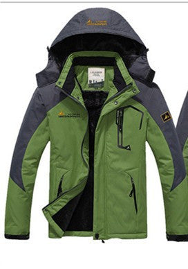 Online discount shop Australia - hot Brand jacket men Plus velvet warm wind parka hooded coat men XD016