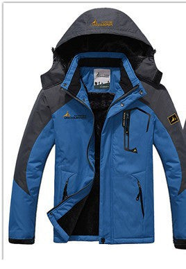 Online discount shop Australia - hot Brand jacket men Plus velvet warm wind parka hooded coat men XD016