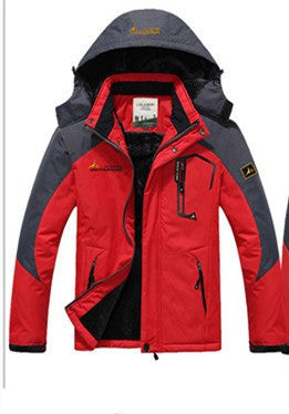Online discount shop Australia - hot Brand jacket men Plus velvet warm wind parka hooded coat men XD016