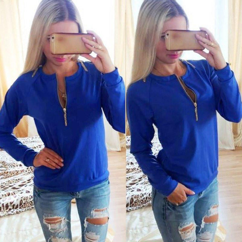 Online discount shop Australia - New Arrive Women Lady's New Pullover Long Sleeve Shirts Jumper Pullover Tops For Women Outwear