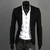 Online discount shop Australia - Men's Blazer Jacket Casual Slim Blazer Fashion Single Button Blazer Masculino M-3XL Size 7 Colors