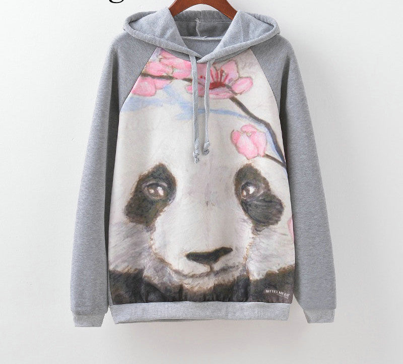 Online discount shop Australia - Brand Fashion Long Sleeve Women Sweatshirt Owl Print Hoodies Hooded Tracksuit Jumper Pullover