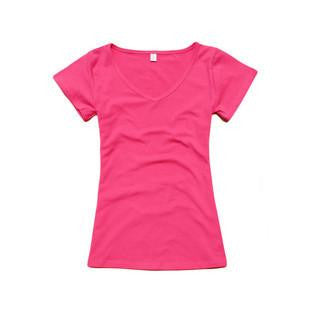 Online discount shop Australia - New Arrival Women's V-neck Short Sleeve Women's T-Shirt Cotton Large Size 8 Colors Slim lady T-shirt plus size B041