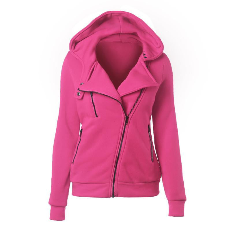 Women Sweatshirt Zipper Hooded Jacket Hoodie For Women Brand Women's Hoodie Solid Coat Hoodie Clothing