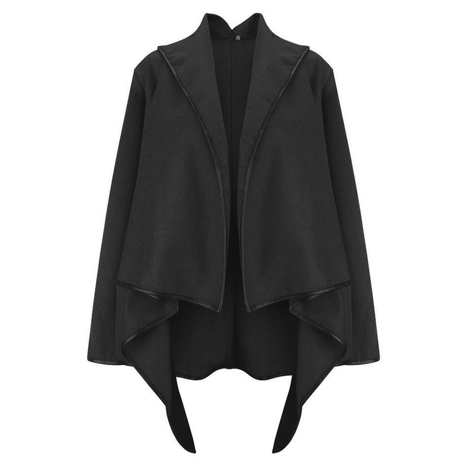 Online discount shop Australia - Irregular Fashion Jackets for Women's Basic Coats Female  Cardigan Cropped Coat Windbreaker DH483
