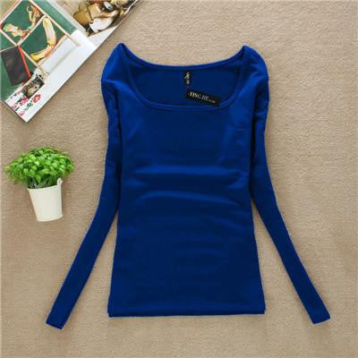 T Shirt Women Long Sleeve Tops Fashion T-shirts For Women Thermal Underwear Female T-shirt