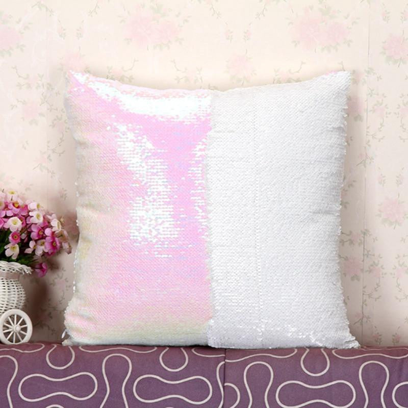 two tone sequins throw pillows and covers continental mermaid decorative pillow cushion case sofa car DIY case